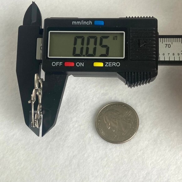 Sterling Silver 925 1.39" Fleur De Lis Hinged Clasp Hoop Earrings - Picture 14 of 15